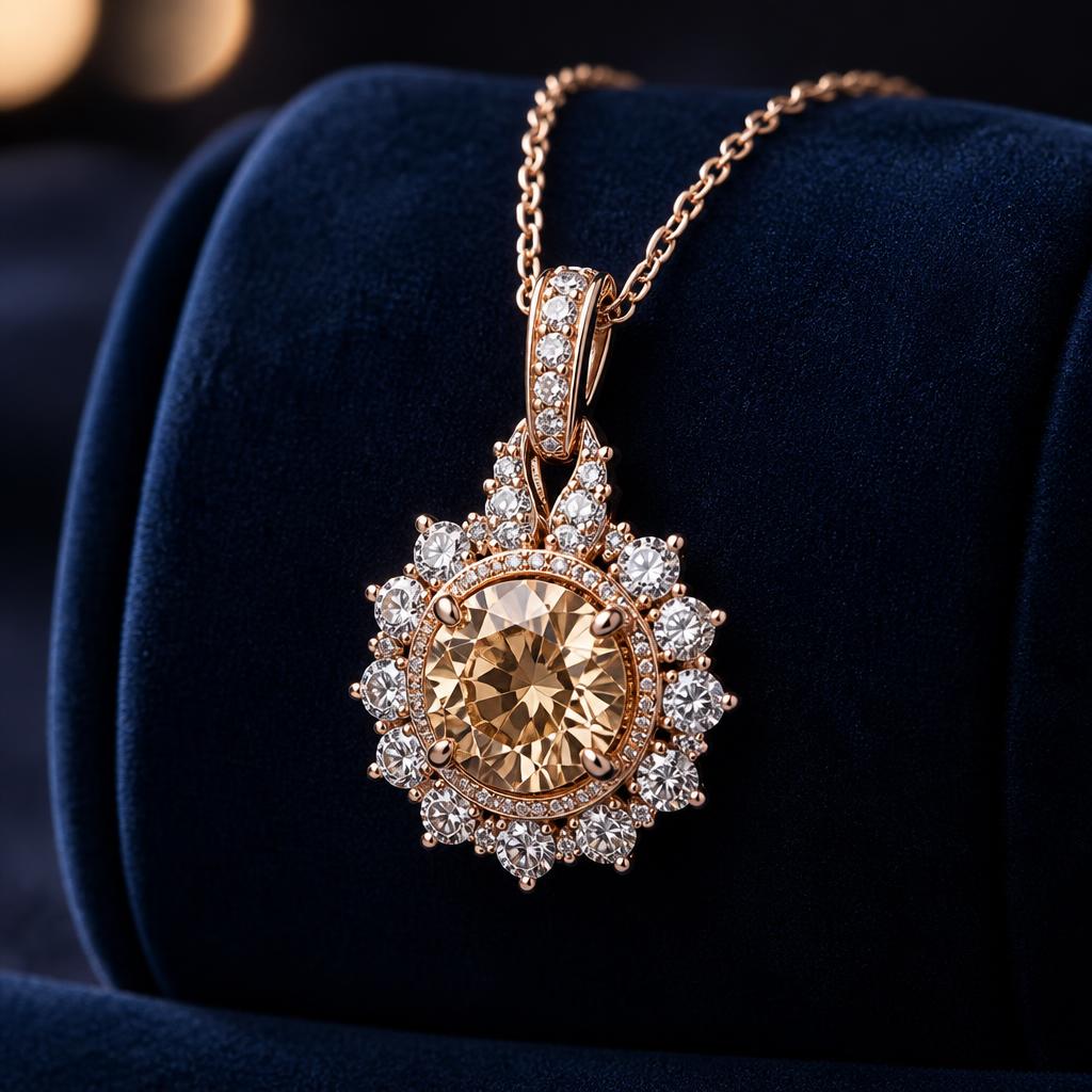 Colar Halo Rosé